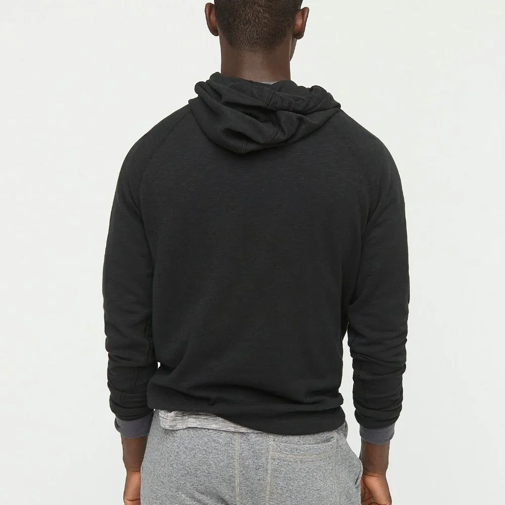J. Crew Double-knit pullover hoodie M